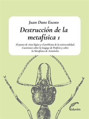 cover image of Destrucción de la metafísica 1.